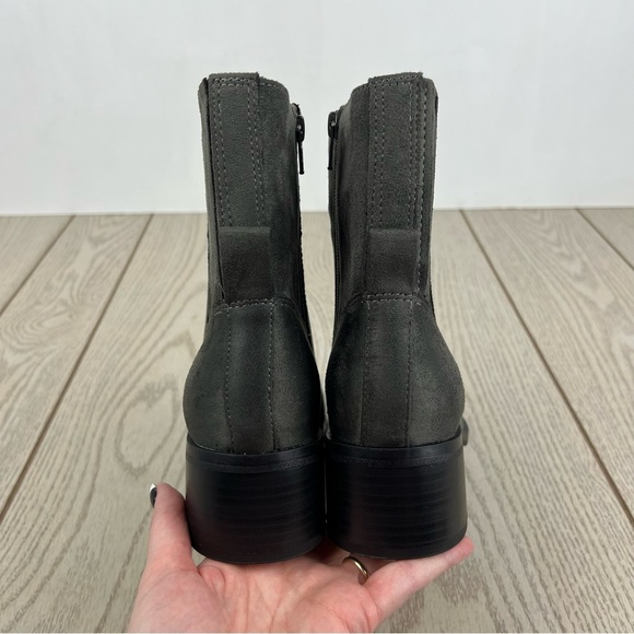 Style & Co Women's Orleyy Zip Dress Booties 7.5M Dark Grey MC - Picture 6 of 8